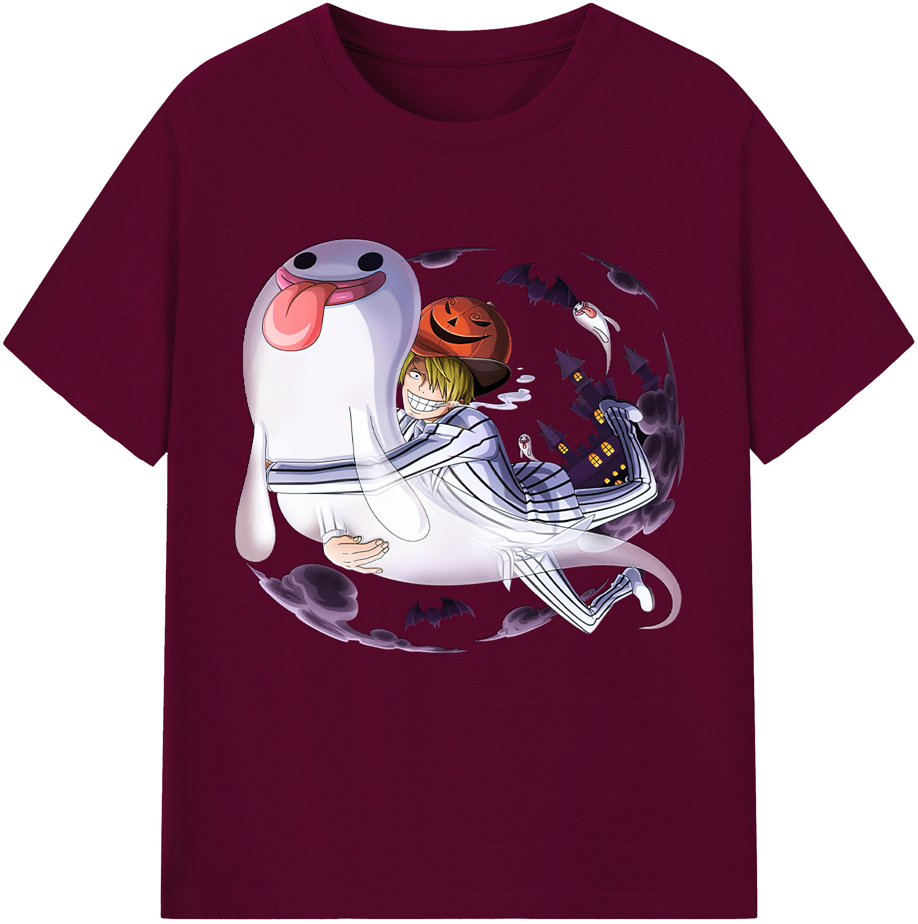 （画像用） ワンピース サンジ ONE PIECE Sanji レディースカジュアルプリントTシャツ（綿100％）